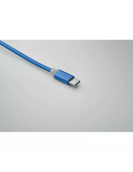4 in 1 charging cable type C BLUE