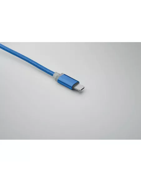 4 in 1 charging cable type C BLUE