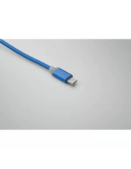 4 in 1 charging cable type C BLUE