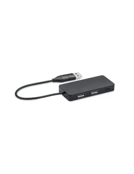 3 port USB hub with 20cm cable HUB-C