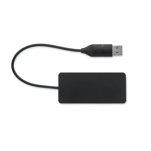 3 port USB hub with 20cm cable HUB-C