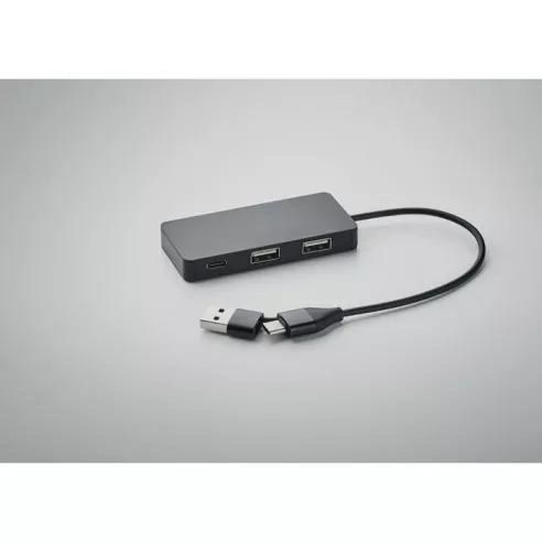 3 port USB hub with 20cm cable HUB-C