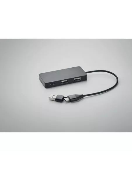 3 port USB hub with 20cm cable HUB-C