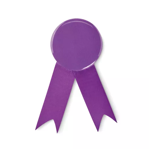Ribbon style badge pin LAZO