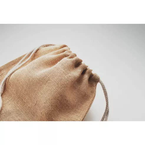 Jute drawstring bag FUKURO