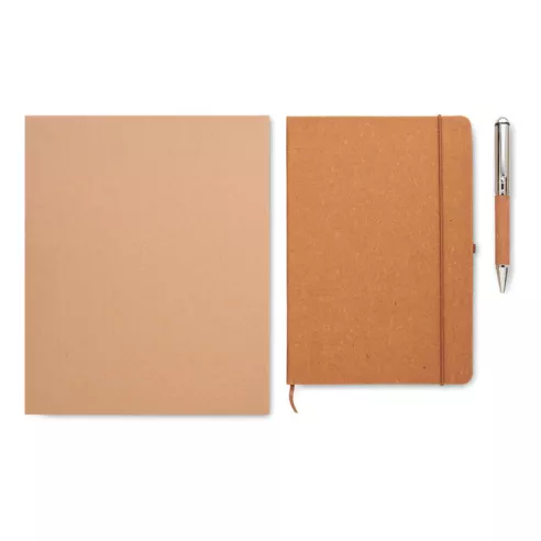 Recycled leather notebook set ELEGANOTE