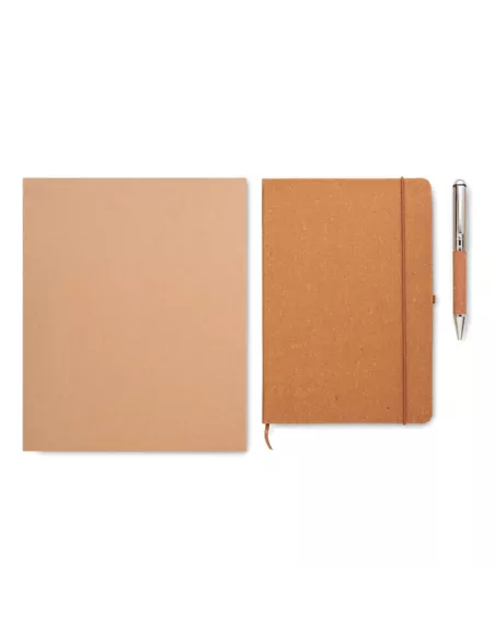 Recycled leather notebook set ELEGANOTE