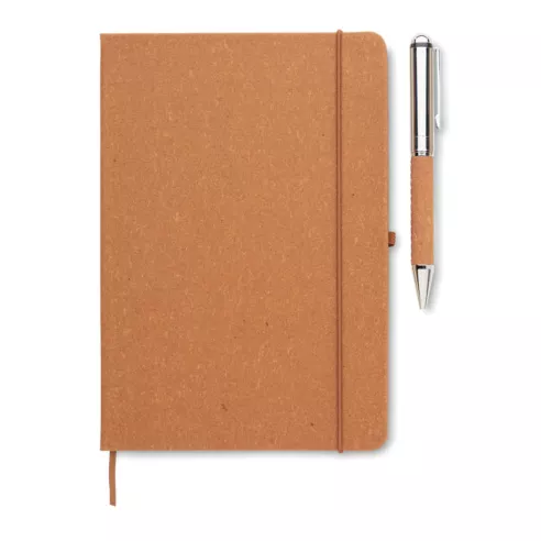 Recycled leather notebook set ELEGANOTE