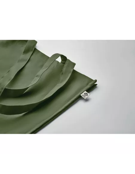 Organic cotton shopping bag BENTE COLOUR