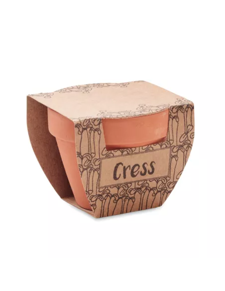 Terracotta pot cress seeds CRESS POT