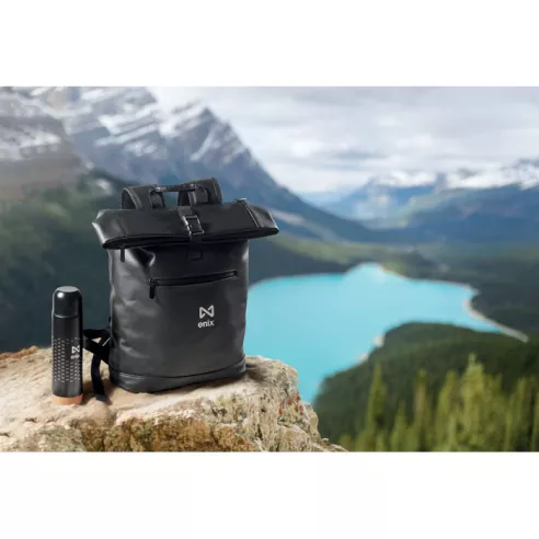 Laptop PU Rolltop backpack BAI ROLL