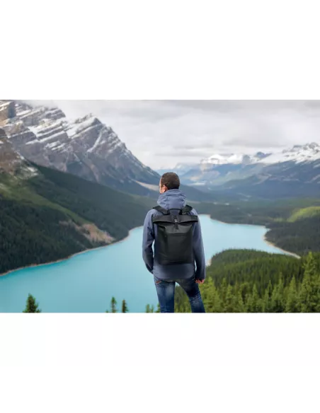 Laptop PU Rolltop backpack BAI ROLL
