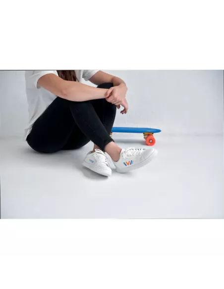 Zapatillas en PU talla 47 BLANCOS
