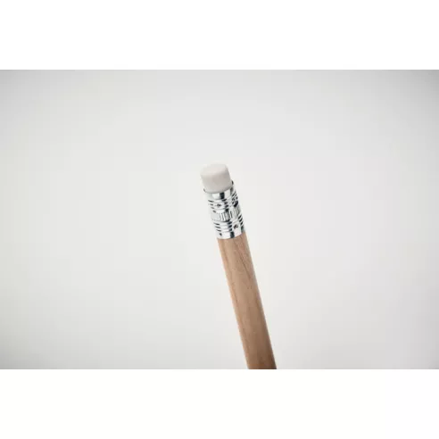 Lápiz natural con goma MO2248- STOMP SHARP
