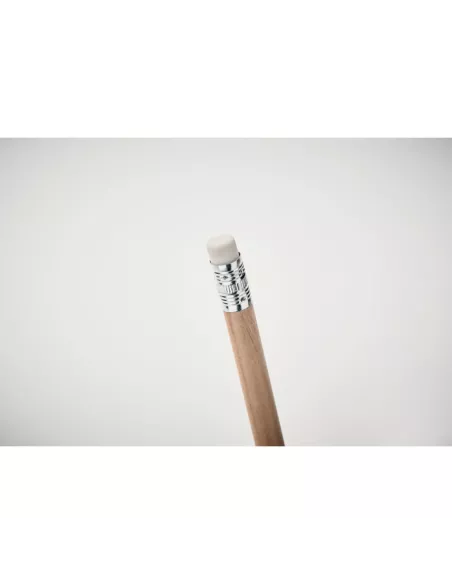 Lápiz natural con goma MO2248- STOMP SHARP