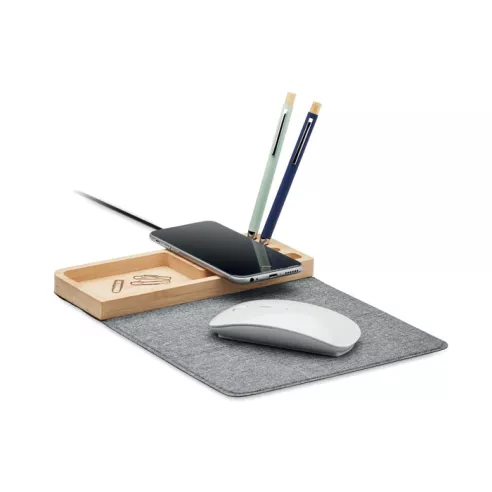 Wireless charger in bamboo 15W PANDU