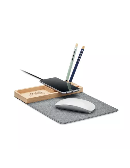 Wireless charger in bamboo 15W PANDU