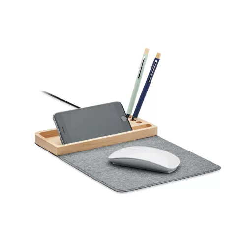 Wireless charger in bamboo 15W PANDU