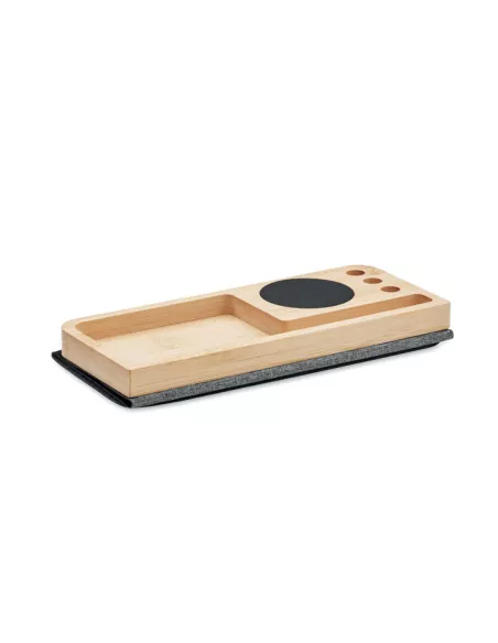 Cargador inalámbrico bambú 15W PANDU