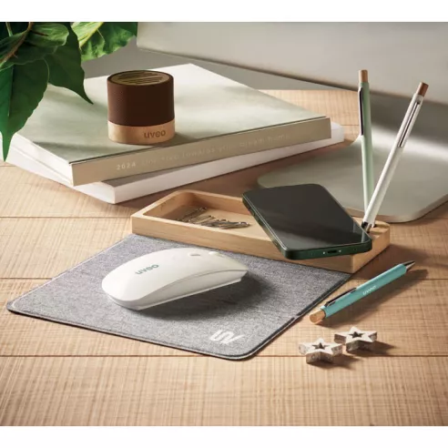Wireless charger in bamboo 15W PANDU