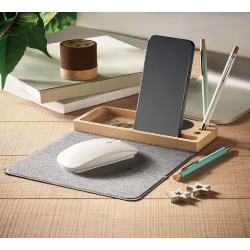 Wireless charger in bamboo 15W PANDU