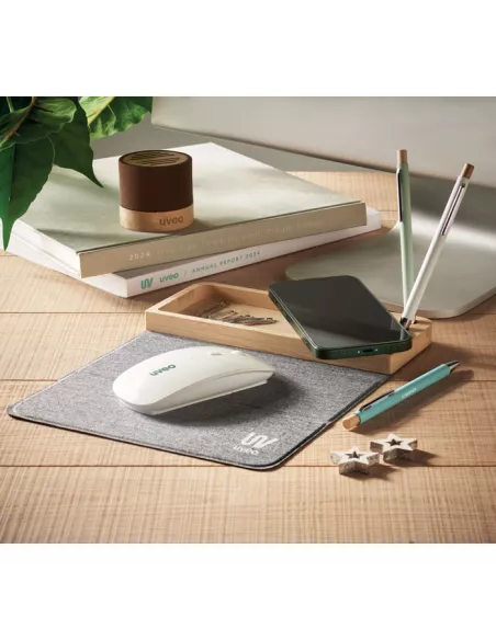 Wireless charger in bamboo 15W PANDU