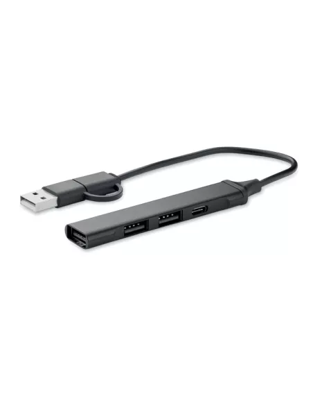 Hub USB de 4 puertos 19 cm CURRENT