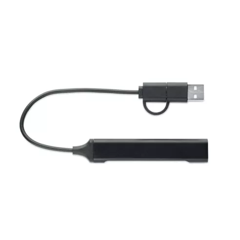Hub USB de 4 puertos 19 cm CURRENT