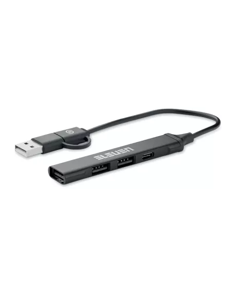 Hub USB de 4 puertos 19 cm CURRENT