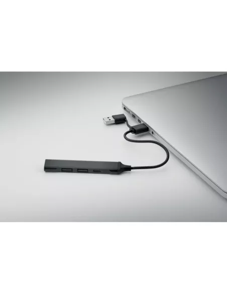 Hub USB de 4 puertos 19 cm CURRENT