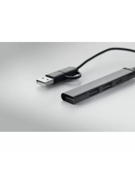 Hub USB de 4 puertos 19 cm CURRENT