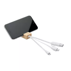 Bamboo key ring and stand CLAUERC