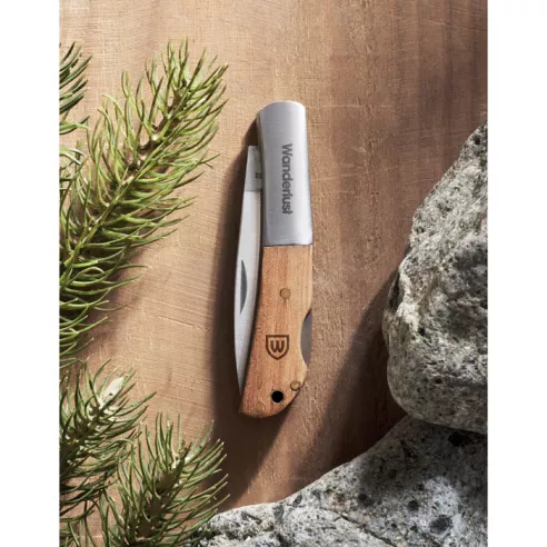 Cuchillo plegable de acacia SKARP