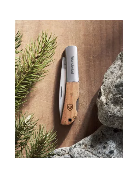 Cuchillo plegable de acacia SKARP