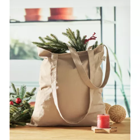 Bolsa de algodón reciclado de 140g VIVEKA COLOUR