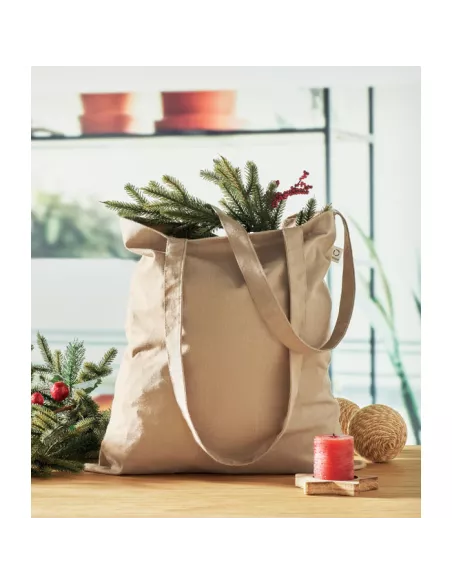 Bolsa de algodón reciclado de 140g VIVEKA COLOUR