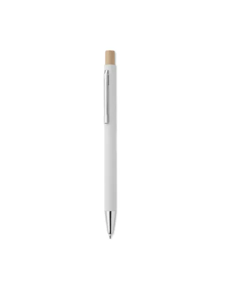 Recycled aluminium ball pen BERGAMO