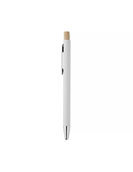 Recycled aluminium ball pen BERGAMO