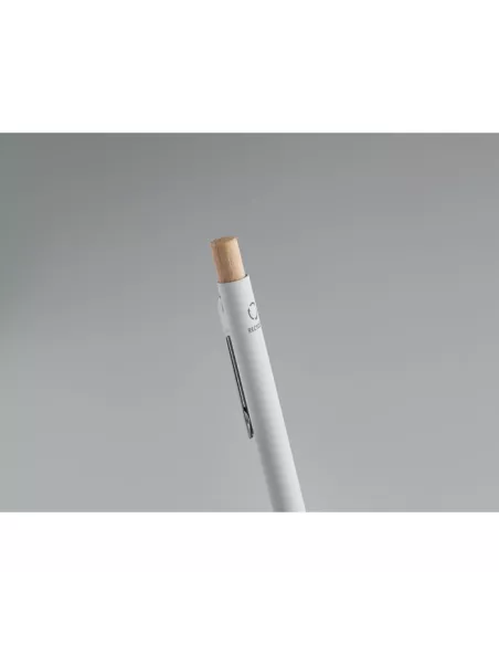 Recycled aluminium ball pen BERGAMO