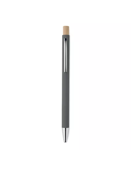 Recycled aluminium ball pen BERGAMO
