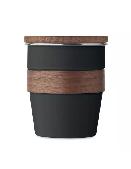 Vaso de pared simple 350 ml WALNUT