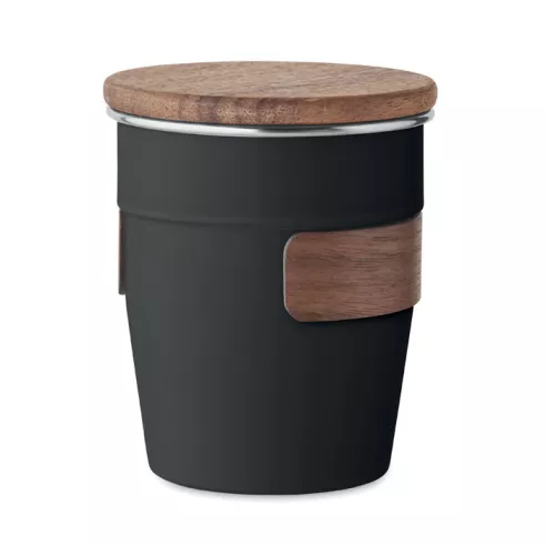 Vaso de pared simple 350 ml WALNUT