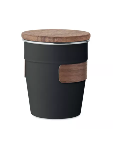 Vaso de pared simple 350 ml WALNUT