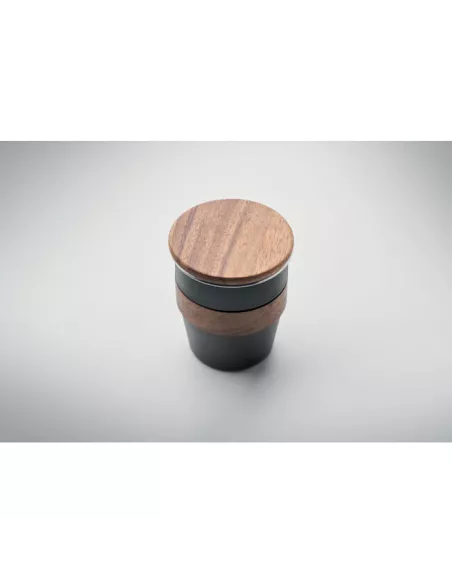 Vaso de pared simple 350 ml WALNUT