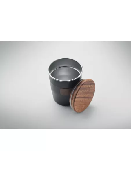 Vaso de pared simple 350 ml WALNUT