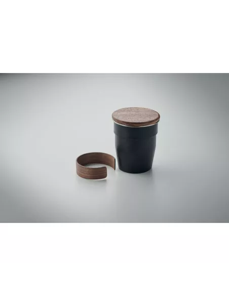 Vaso de pared simple 350 ml WALNUT