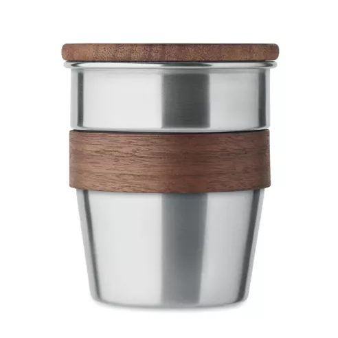 Vaso de pared simple 350 ml WALNUT