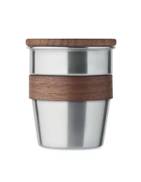 Vaso de pared simple 350 ml WALNUT