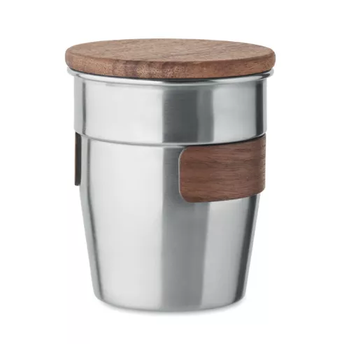 Vaso de pared simple 350 ml WALNUT