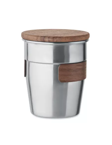 Vaso de pared simple 350 ml WALNUT